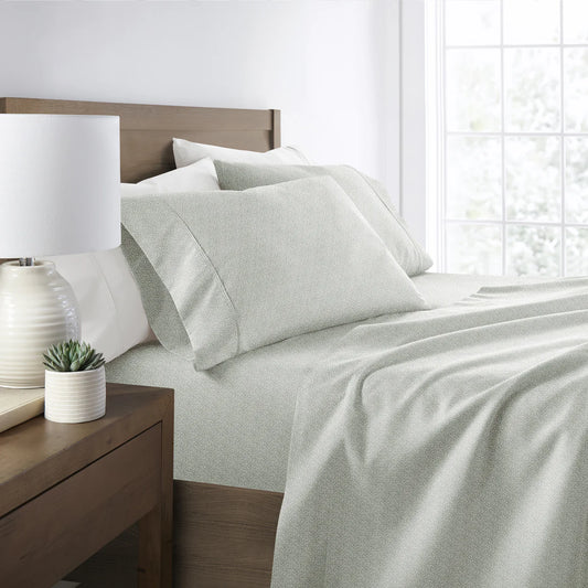 Modern Circles 4-Piece Patterned Sheet Set