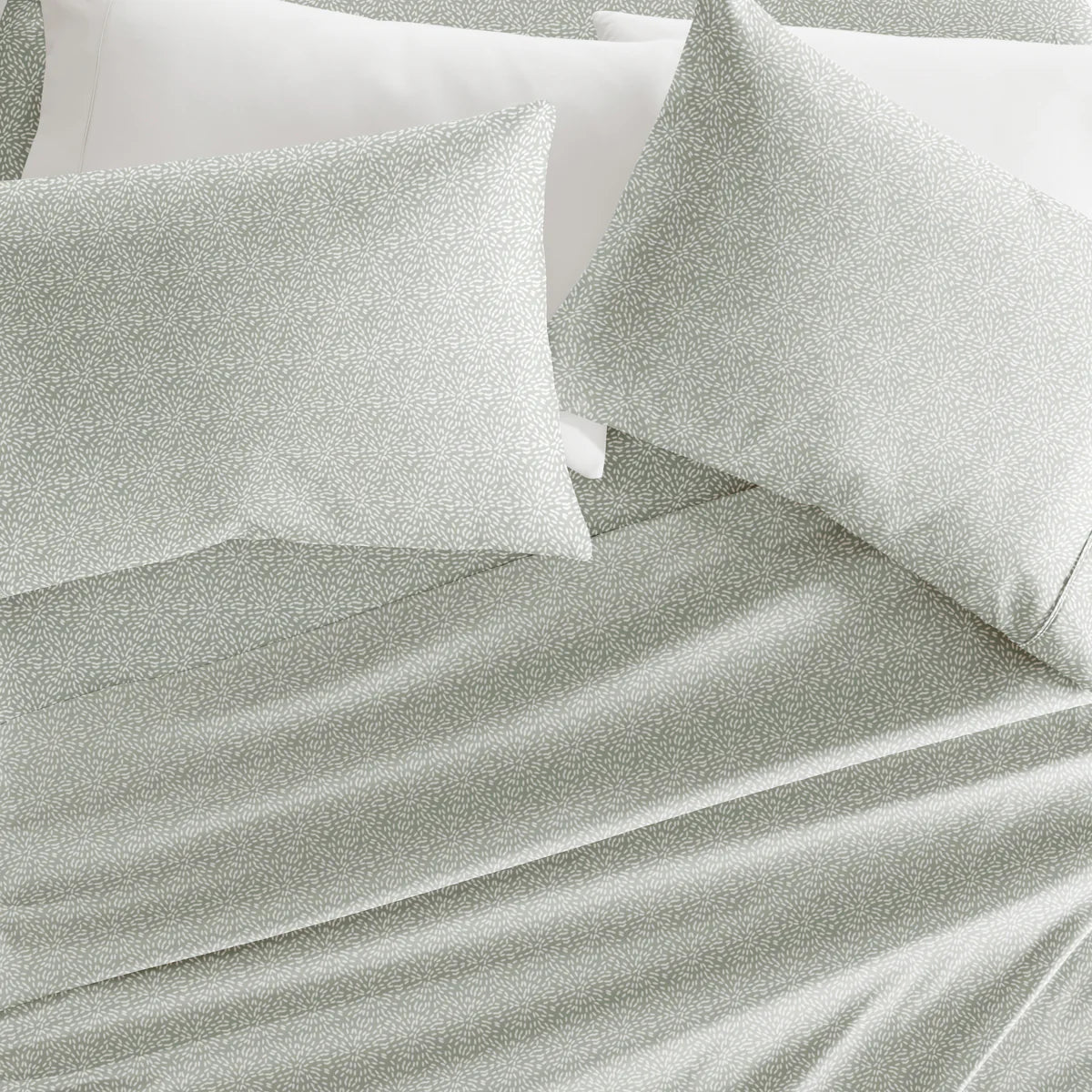 Modern Circles 4-Piece Patterned Sheet Set