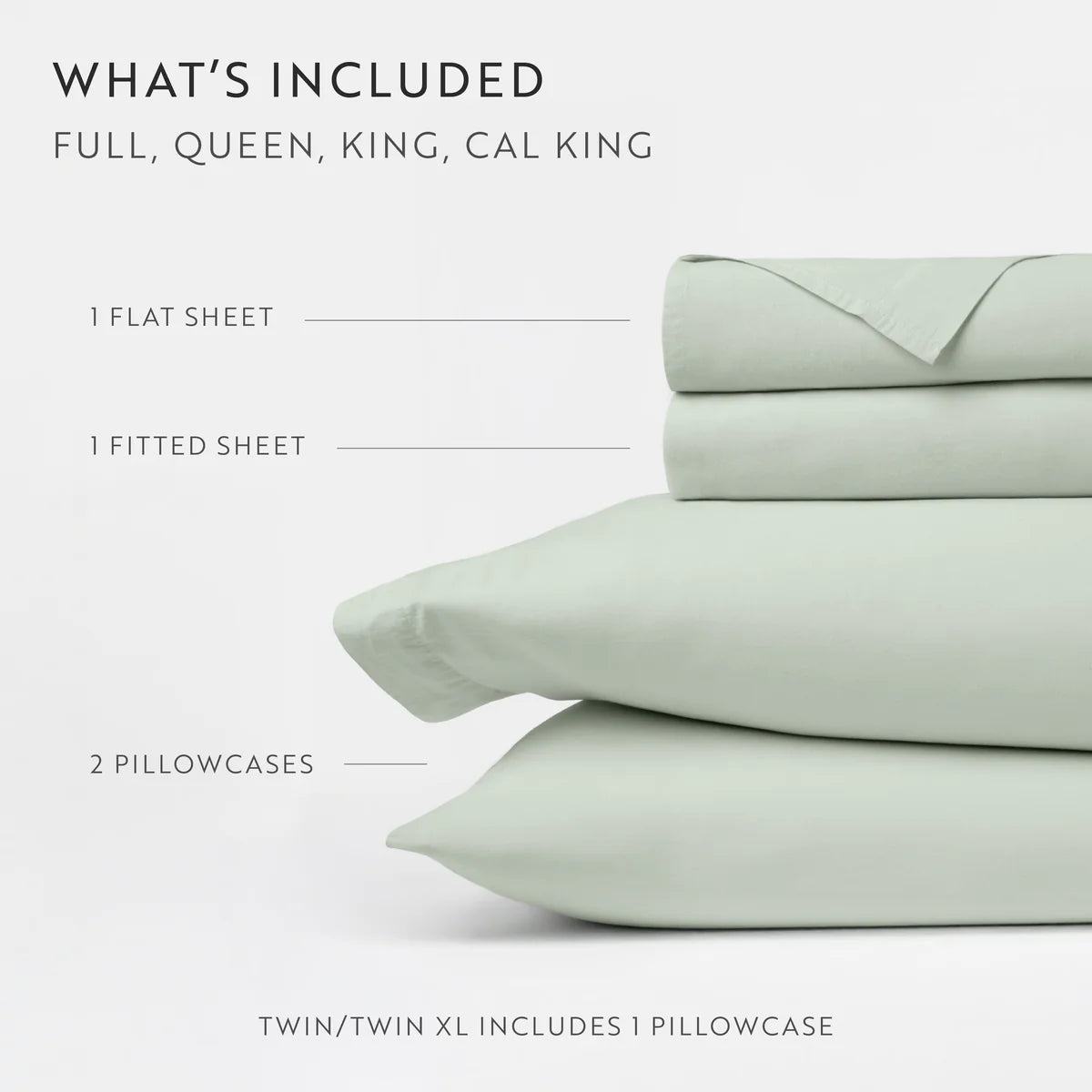 4-Piece 100% Cotton Percale Sheet Set