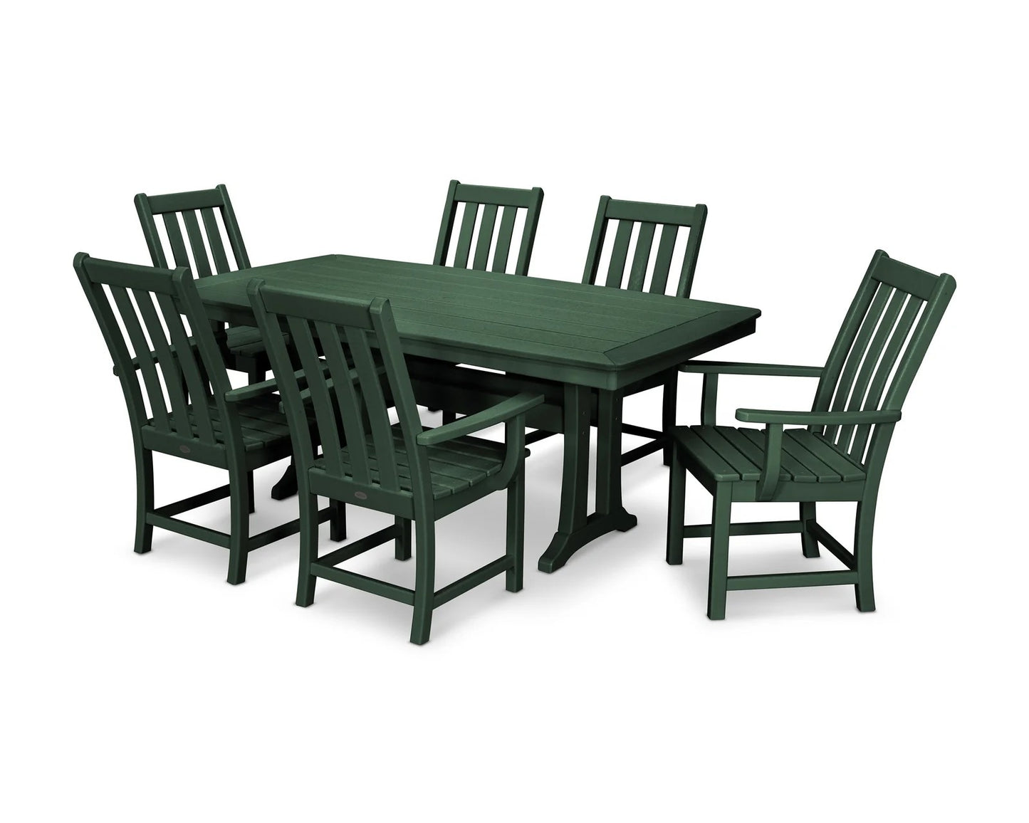 Polywood - Vineyard 7-Piece Arm Chair Dining Set - FREE SHIPPING