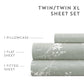 Distressed Willow 4-Piece Patterned Sheet Set