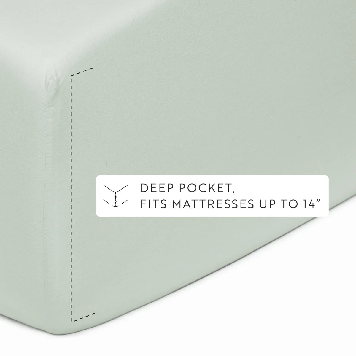 4-Piece 100% Cotton Percale Sheet Set