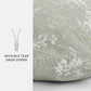 Willow Elegant Cotton Decor Throw Pillow Cover