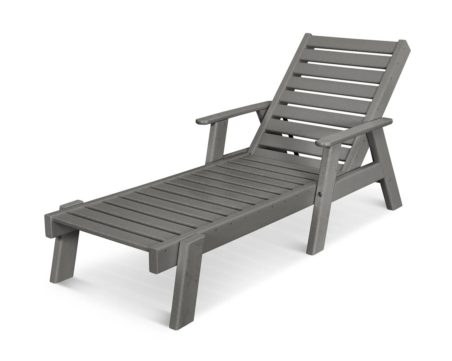 Polywood - Captain Chaise with Arms - FREE SHIPPING