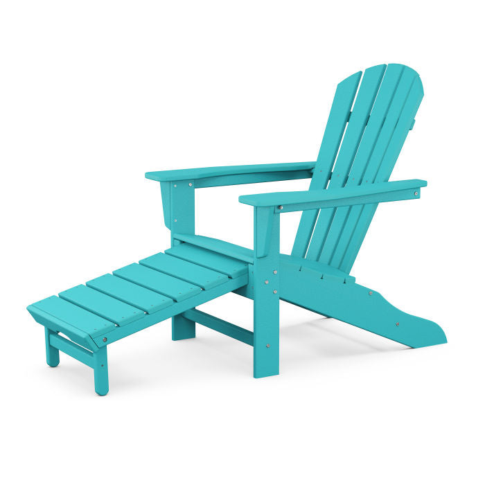 POLYWOOD Palm Coast Ultimate Adirondack with Hideaway Ottoman FREE SHIPPING