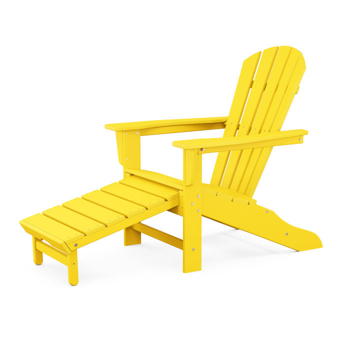 POLYWOOD Palm Coast Ultimate Adirondack with Hideaway Ottoman FREE SHIPPING