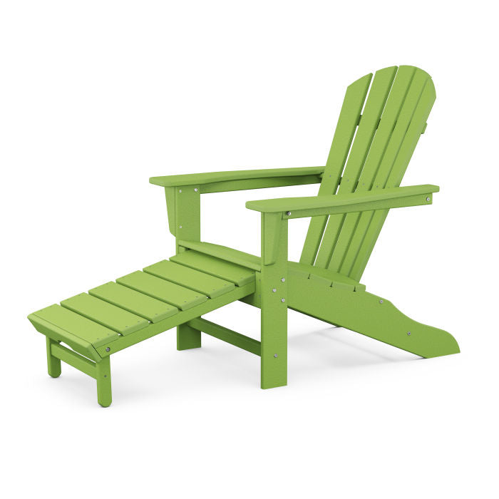 POLYWOOD Palm Coast Ultimate Adirondack with Hideaway Ottoman FREE SHIPPING