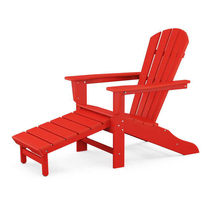 POLYWOOD Palm Coast Ultimate Adirondack with Hideaway Ottoman FREE SHIPPING