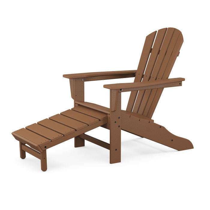POLYWOOD Palm Coast Ultimate Adirondack with Hideaway Ottoman FREE SHIPPING