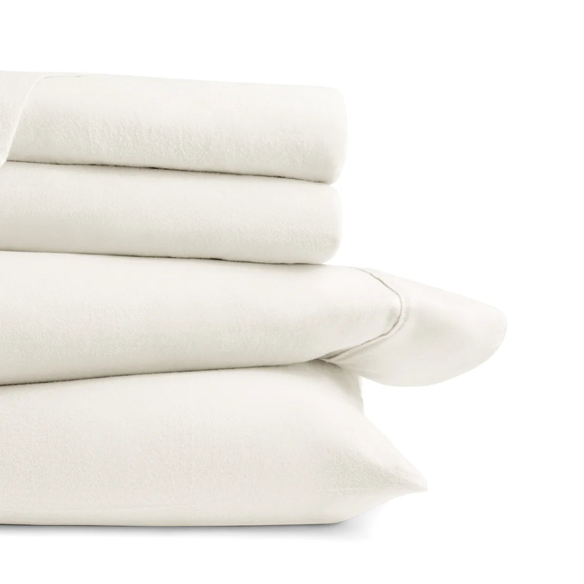 4-Piece 100% Cotton Flannel Sheet Set