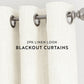 Thermal-Insulated Grommet Curtains - 100% Black Out - 2 Panels