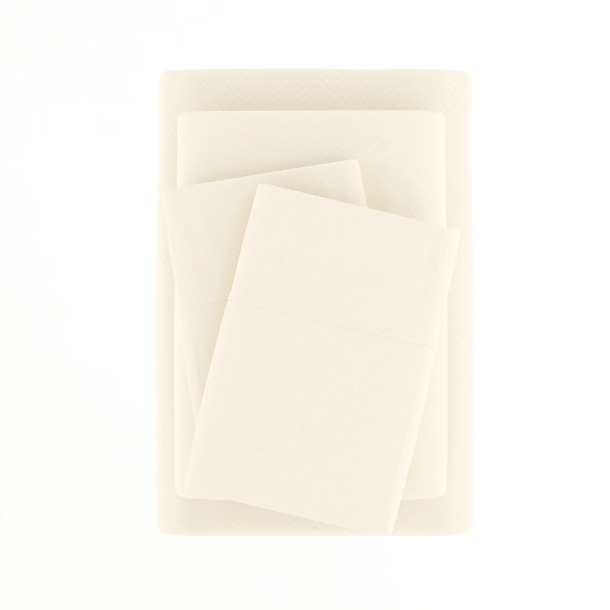 Chevron Embossed 4-Piece Sheet Set