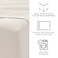 6-Piece Double Brushed Solid Sheet Set