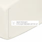 4-Piece 100% Cotton Percale Sheet Set