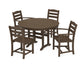 Polywood - La Casa Café 5-Piece Round Farmhouse Dining Set - FREE SHIPPING