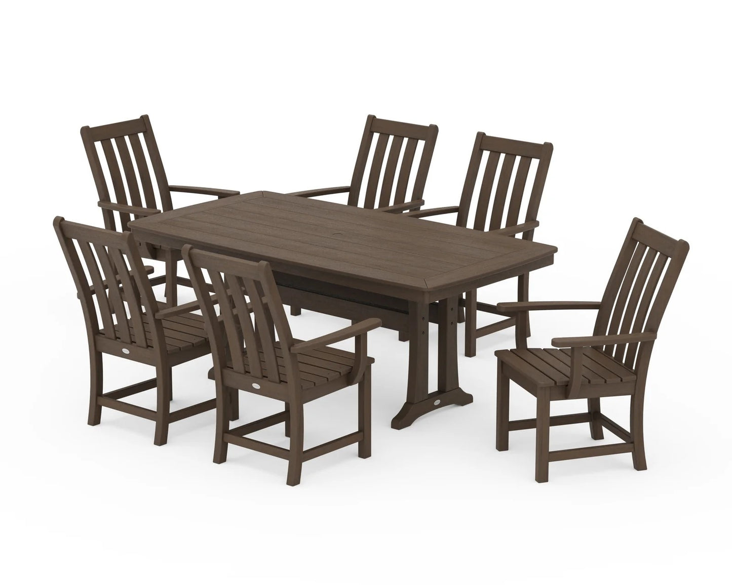 Polywood - Vineyard 7-Piece Arm Chair Dining Set - FREE SHIPPING