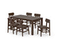 Polywood - Modern Studio Urban Chair 7-Piece Parsons Table Dining Set - FREE SHIPPING