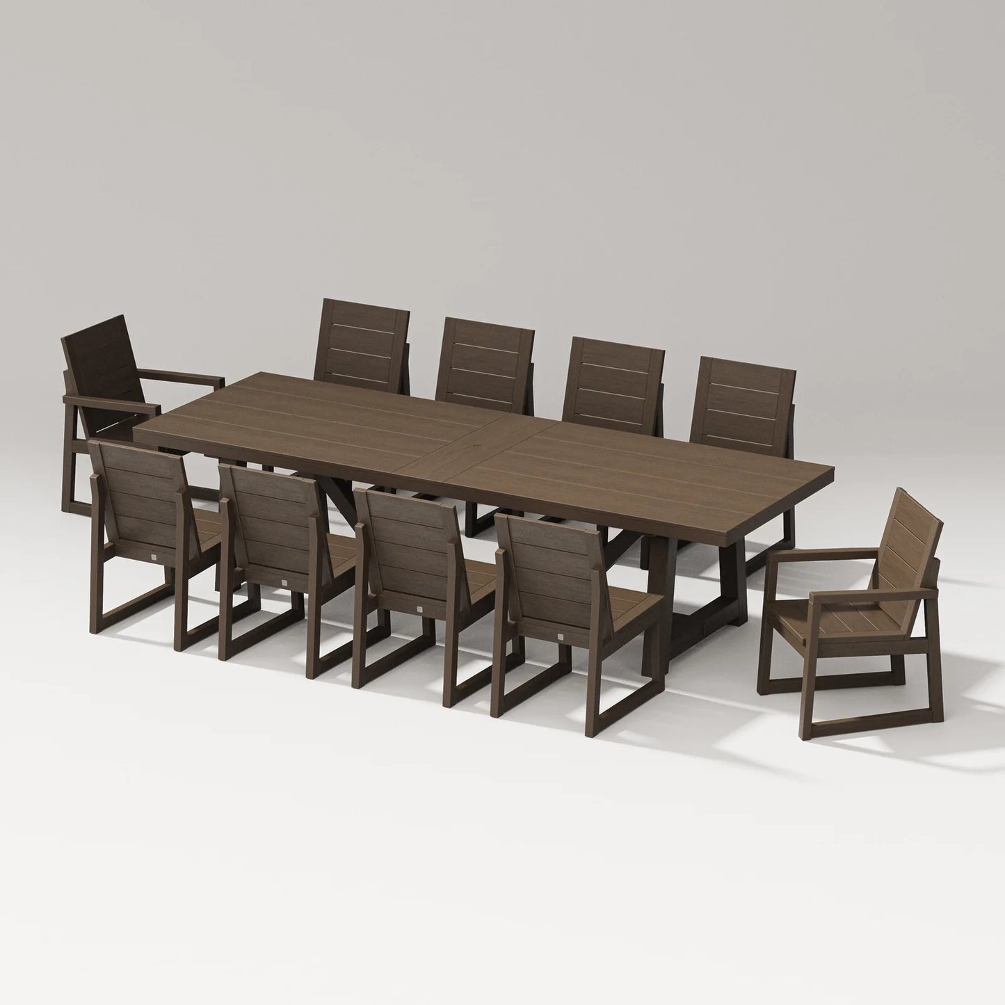 Polywood - Elevate 11-Piece A-Frame Table Dining Set - FREE SHIPPING