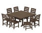 Polywood - Lakeside 9-Piece Farmhouse Trestle Dining Set - FREE SHIPPING