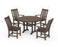 Polywood - Vineyard 5-Piece Round Dining Set with Trestle Legs - FREE SHIPPING