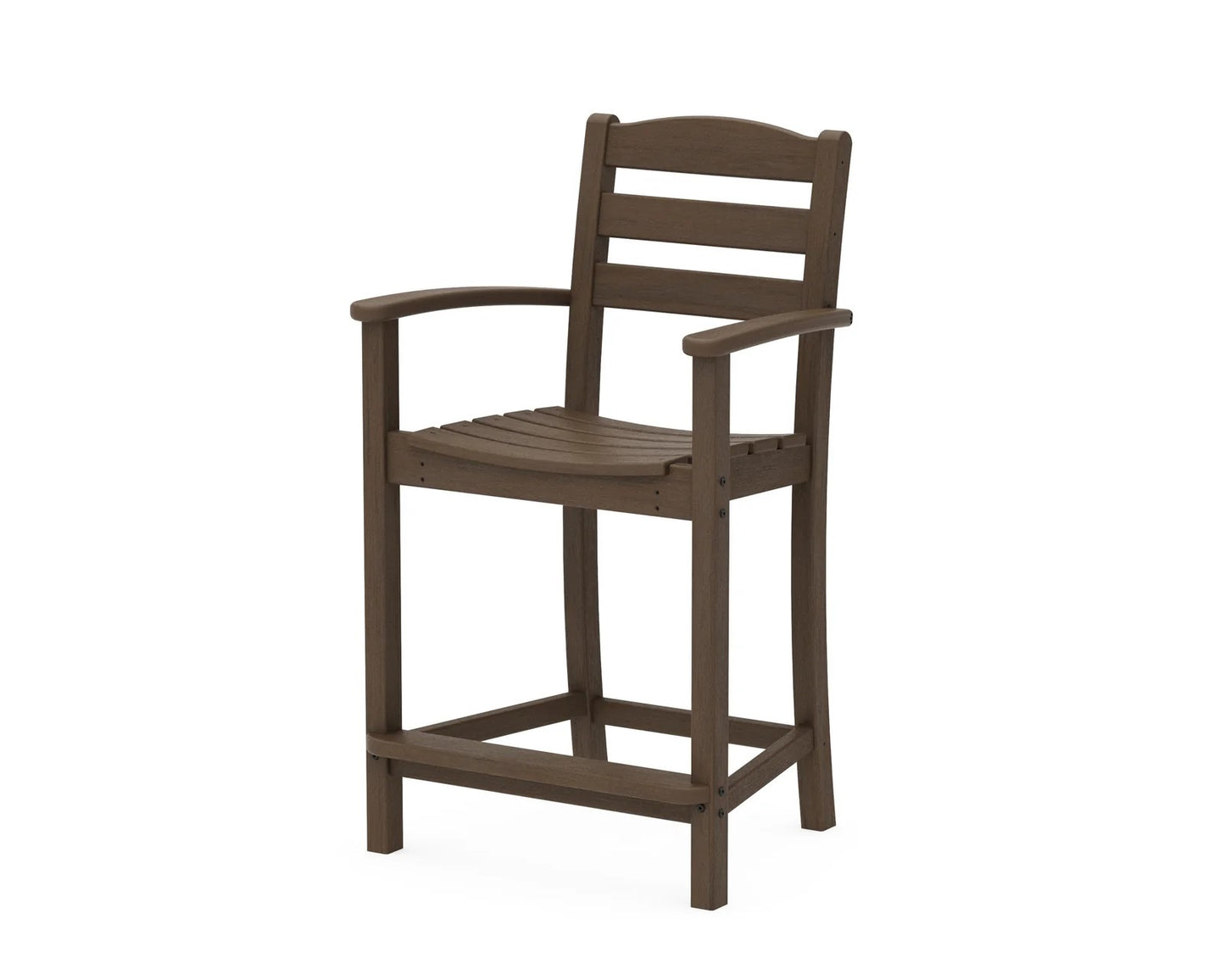 Polywood - La Casa Café Counter Arm Chair - FREE SHIPPING