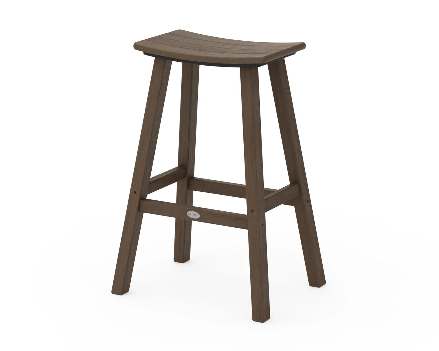 Polywood - Bar Stool Traditional 30" Saddle Bar Stool - FREE SHIPPING