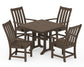Polywood - Vineyard 5-Piece Farmhouse Trestle Arm Chair Dining Set - FREE SHIPPING