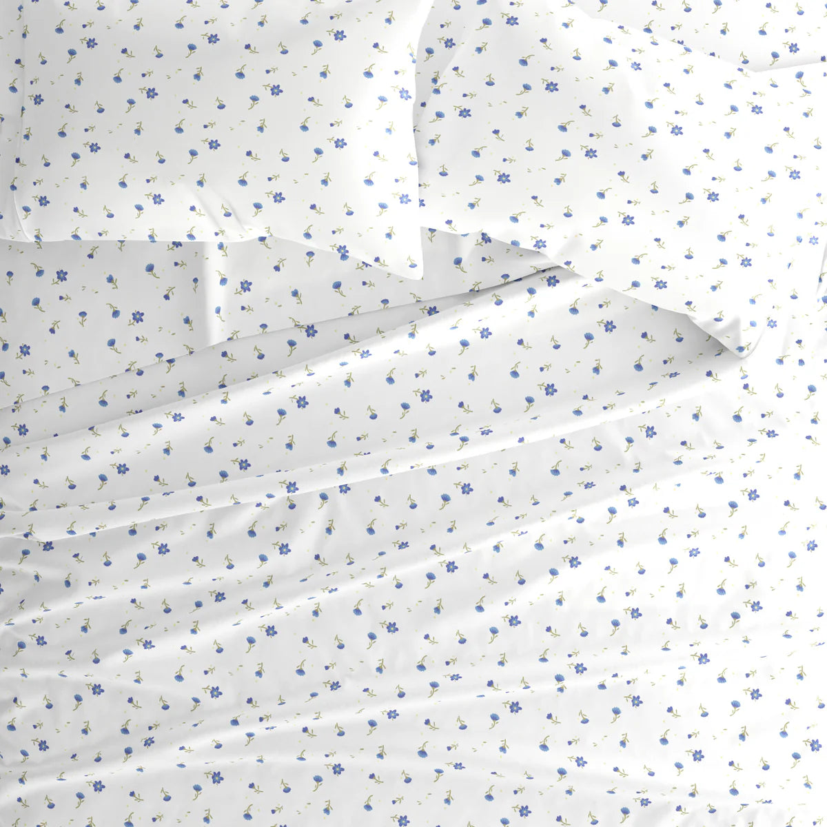 Soft Floral 4-Piece Patterned Sheet Set