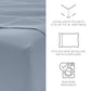 6-Piece Double Brushed Solid Sheet Set