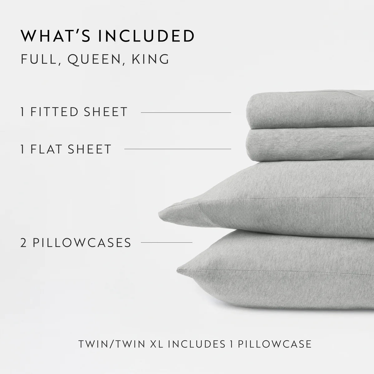 4-Piece 100% Cotton Jersey Knit Sheet Set