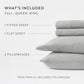 4-Piece 100% Cotton Jersey Knit Sheet Set