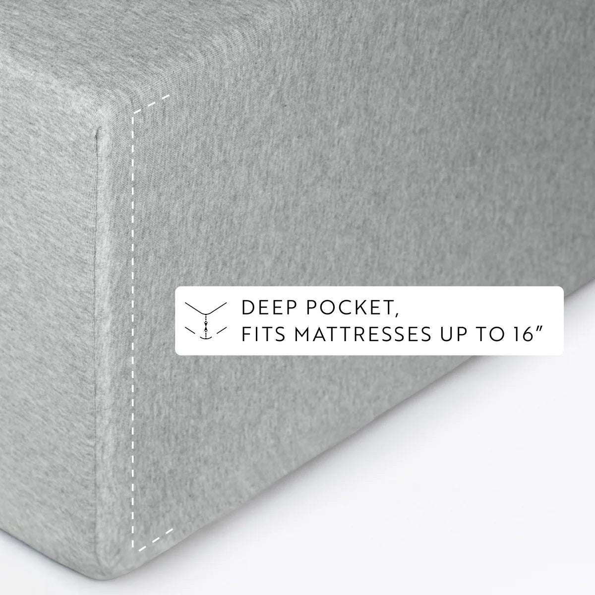4-Piece 100% Cotton Jersey Knit Sheet Set