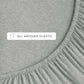 4-Piece 100% Cotton Jersey Knit Sheet Set