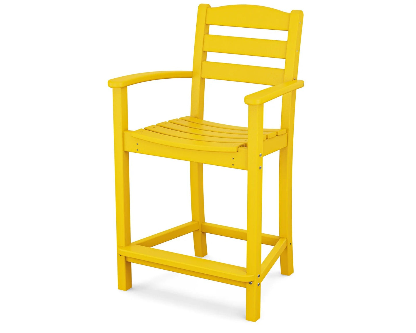 Polywood - La Casa Café Counter Arm Chair - FREE SHIPPING