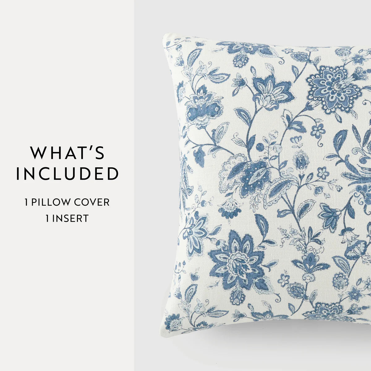 Jacobean Elegant Cotton Decor Throw Pillow Cover