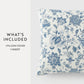 Jacobean Elegant Cotton Decor Throw Pillow Cover