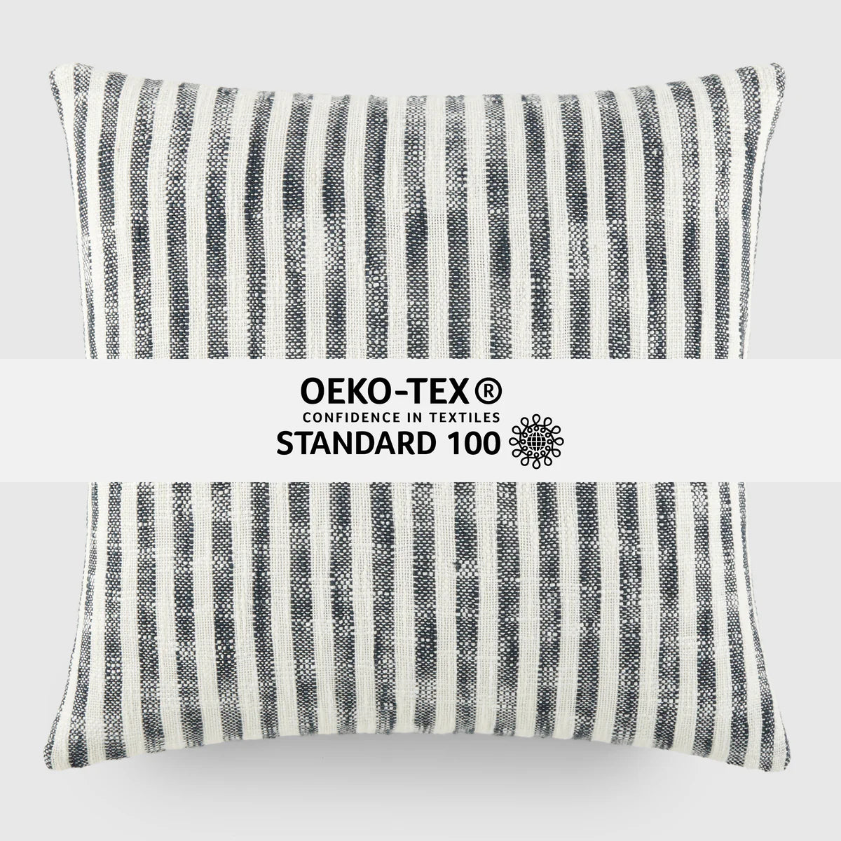 Bengal Stripe Yarn-Dyed Cotton Decor Throw Pillow Cover