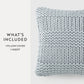 Cozy Chunky Knit Acrylic Decor Throw Pillow Cover