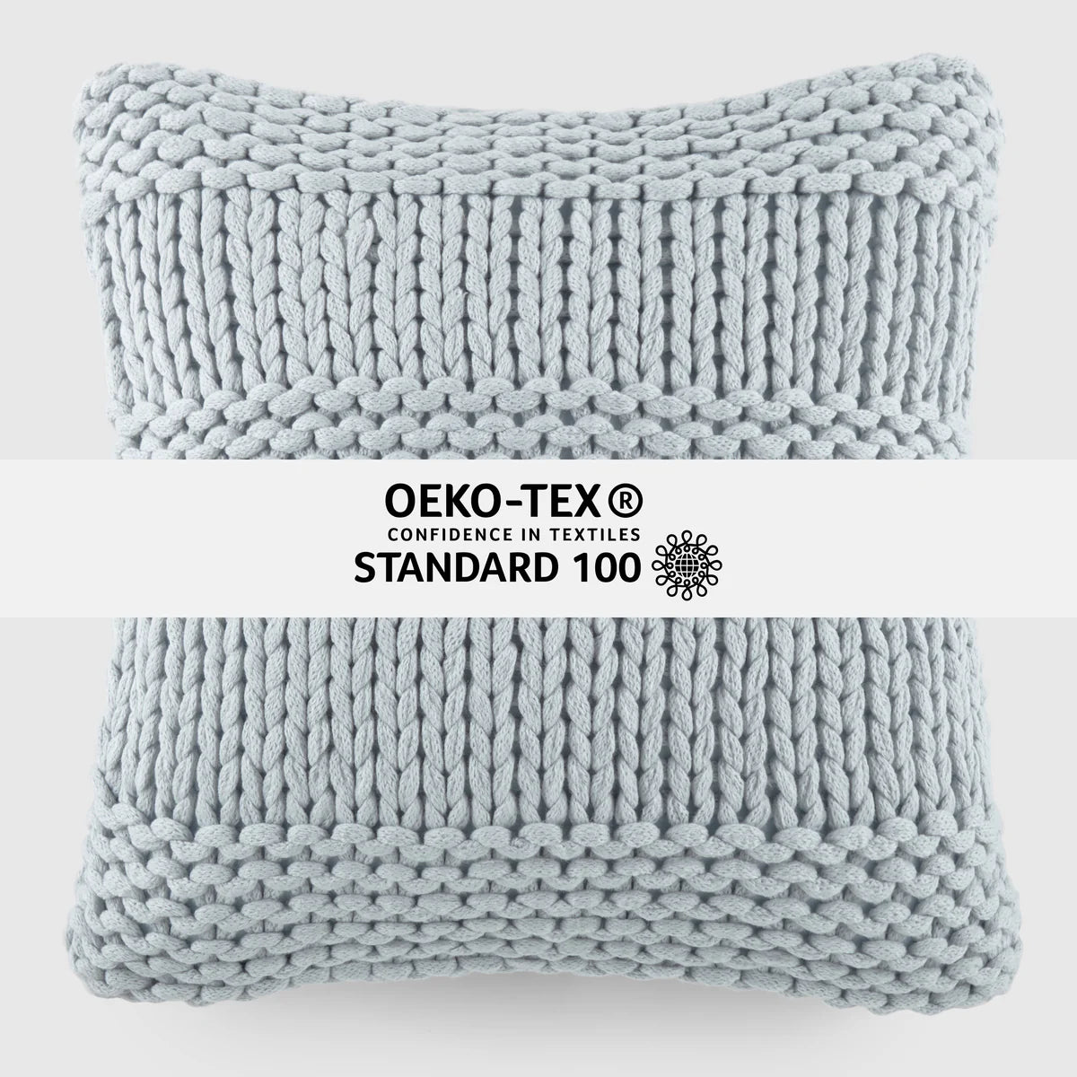 Cozy Chunky Knit Acrylic Decor Throw Pillow Cover