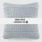 Cozy Chunky Knit Acrylic Decor Throw Pillow Cover