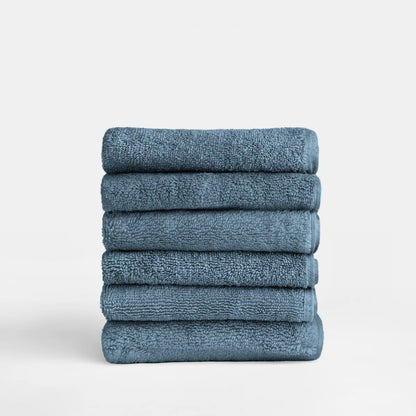 6-Pack 100% Cotton Hotel-Quality Washcloths