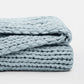 Chunky Hand-Knit Oversized Throw Blanket