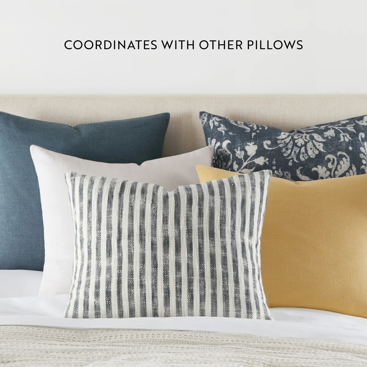 Bengal Stripe Yarn-Dyed Cotton Decor Throw Pillow Cover
