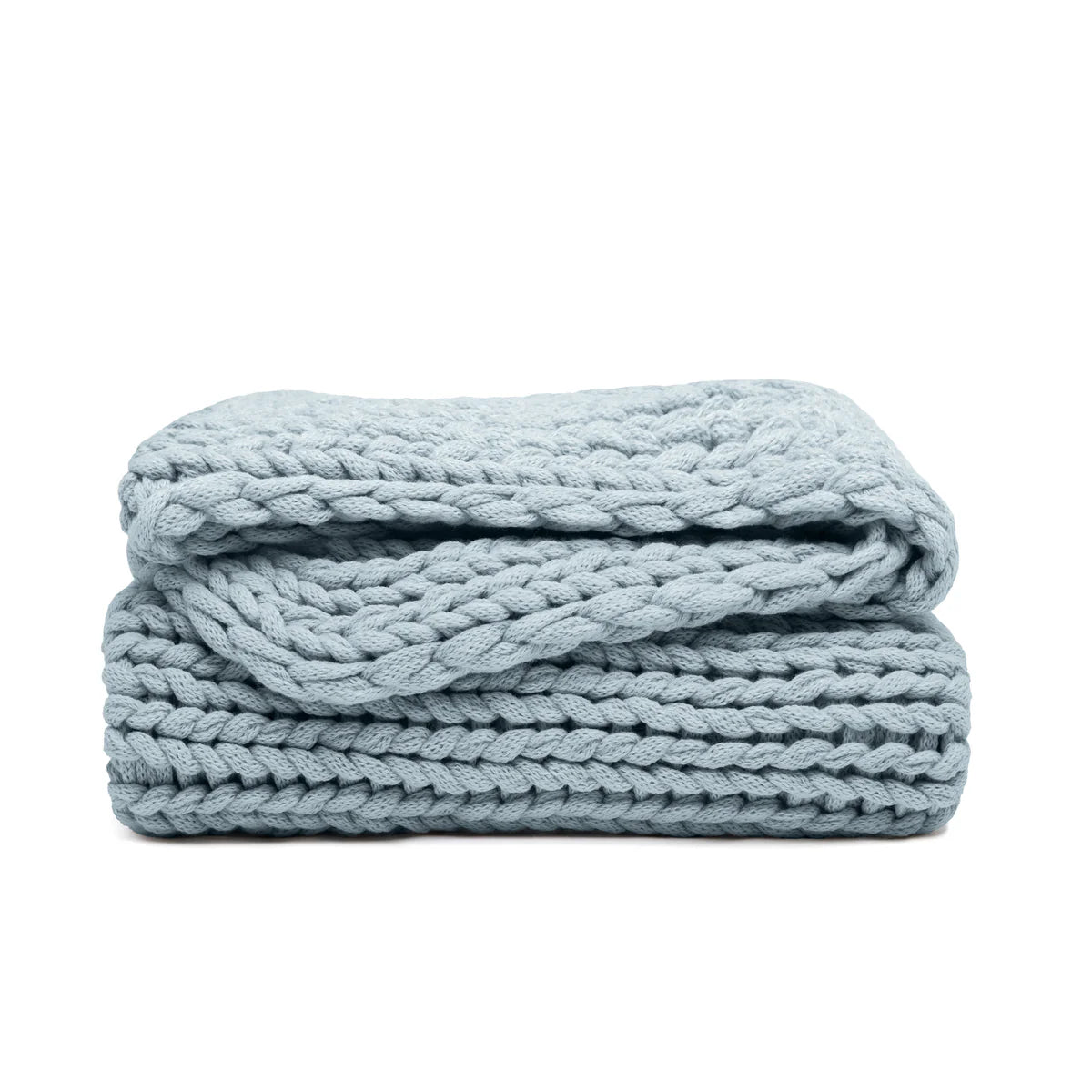 Chunky Hand-Knit Oversized Throw Blanket