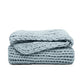 Chunky Hand-Knit Oversized Throw Blanket