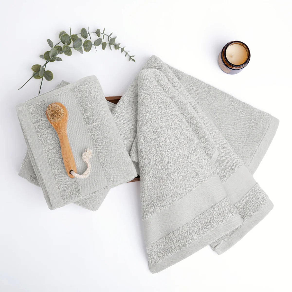 4-Pack 100% Cotton Hotel-Quality Hand Towels