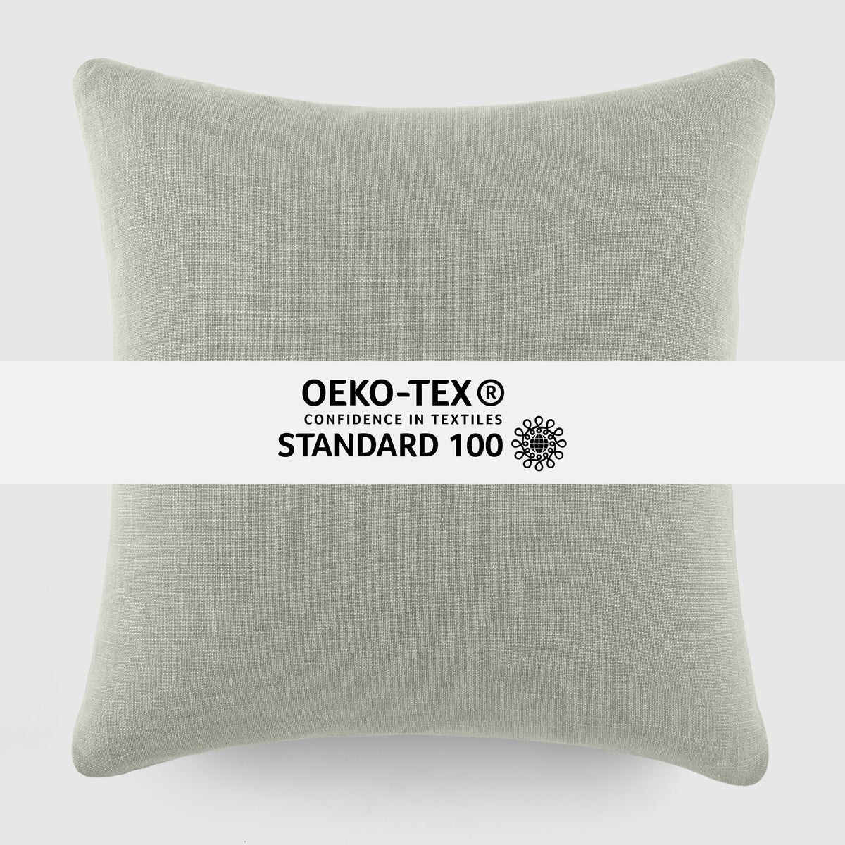 Stone Washed & Distressed Cotton Decor Throw Pillow Cover