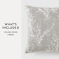 Willow Elegant Cotton Decor Throw Pillow Cover