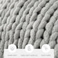 Chunky Hand-Knit Oversized Throw Blanket