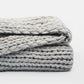 Chunky Hand-Knit Oversized Throw Blanket